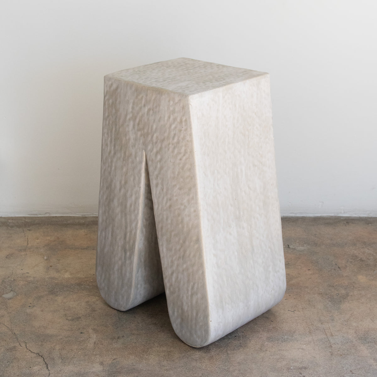 Kelsie Rudolph | U II Ceramic Side Table - Grey Rain