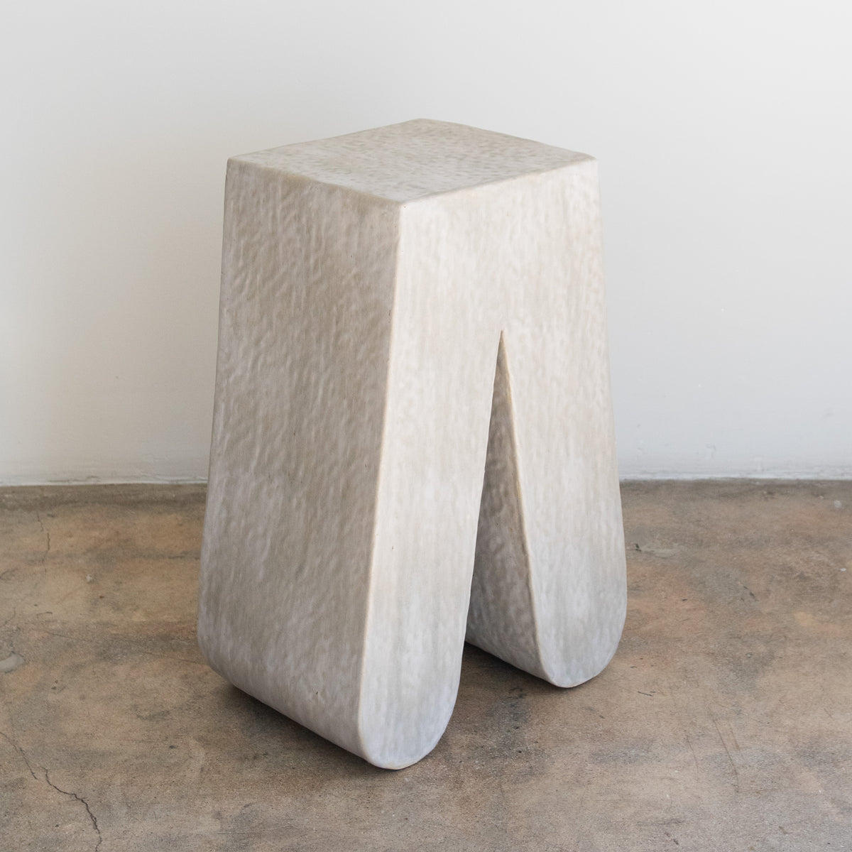 Kelsie Rudolph | U II Ceramic Side Table - Grey Rain