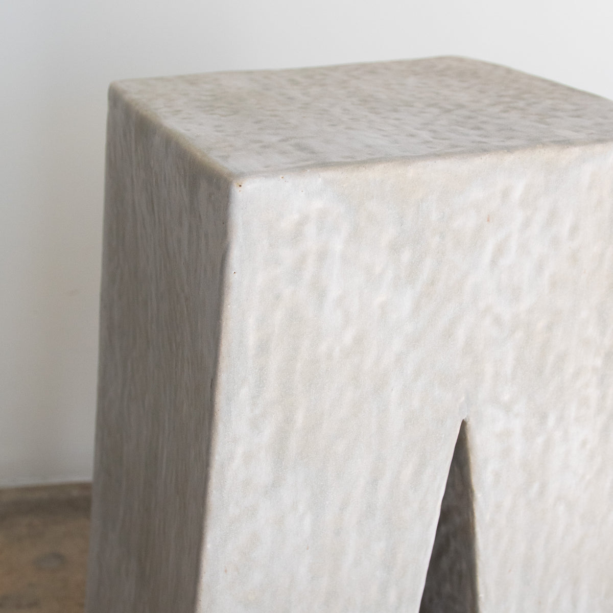 Kelsie Rudolph | U II Ceramic Side Table - Grey Rain
