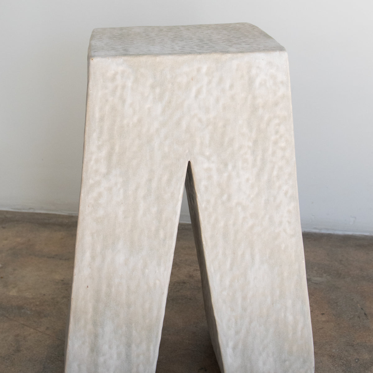 Kelsie Rudolph | U II Ceramic Side Table - Grey Rain