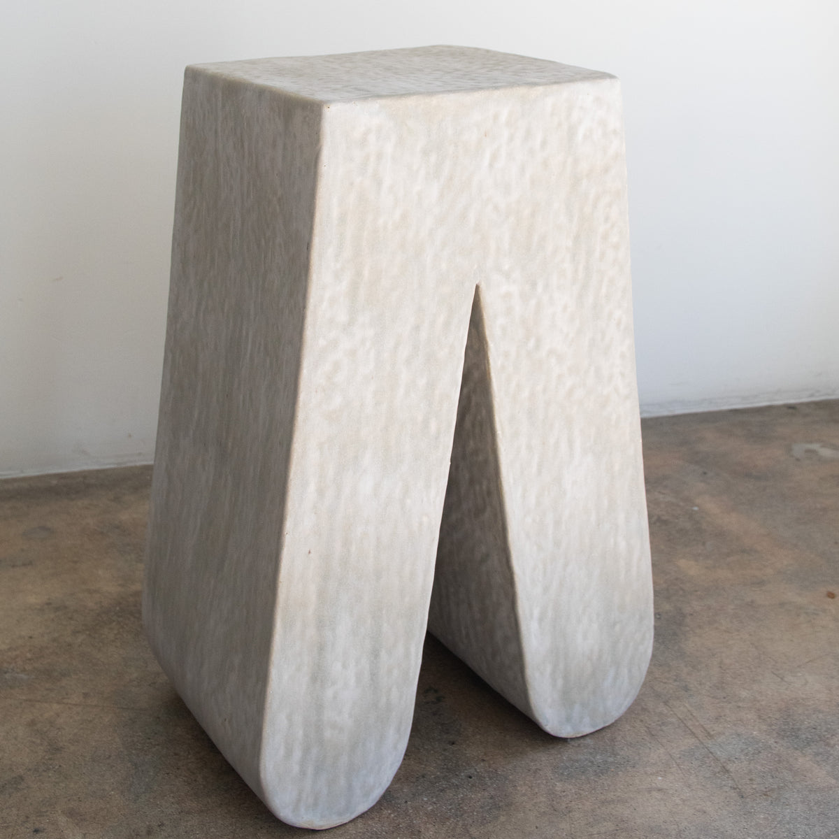 Kelsie Rudolph | U II Ceramic Side Table - Grey Rain