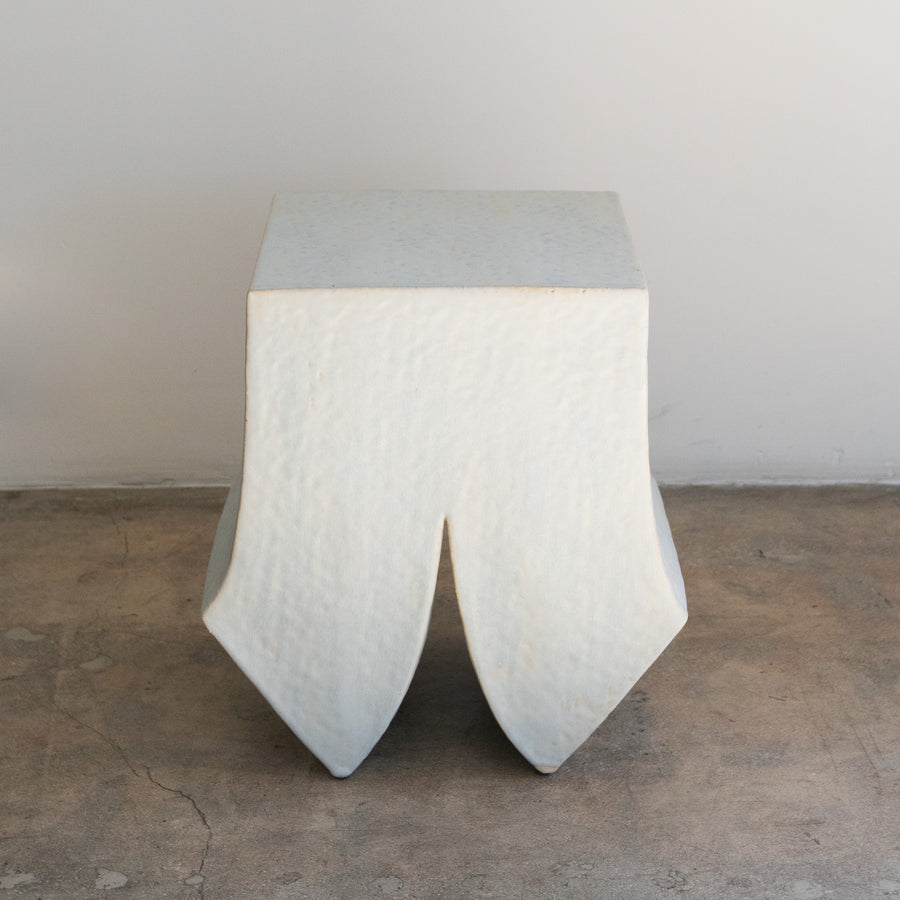 Kelsie Rudolph | X III Ceramic Stool - Blue Sand