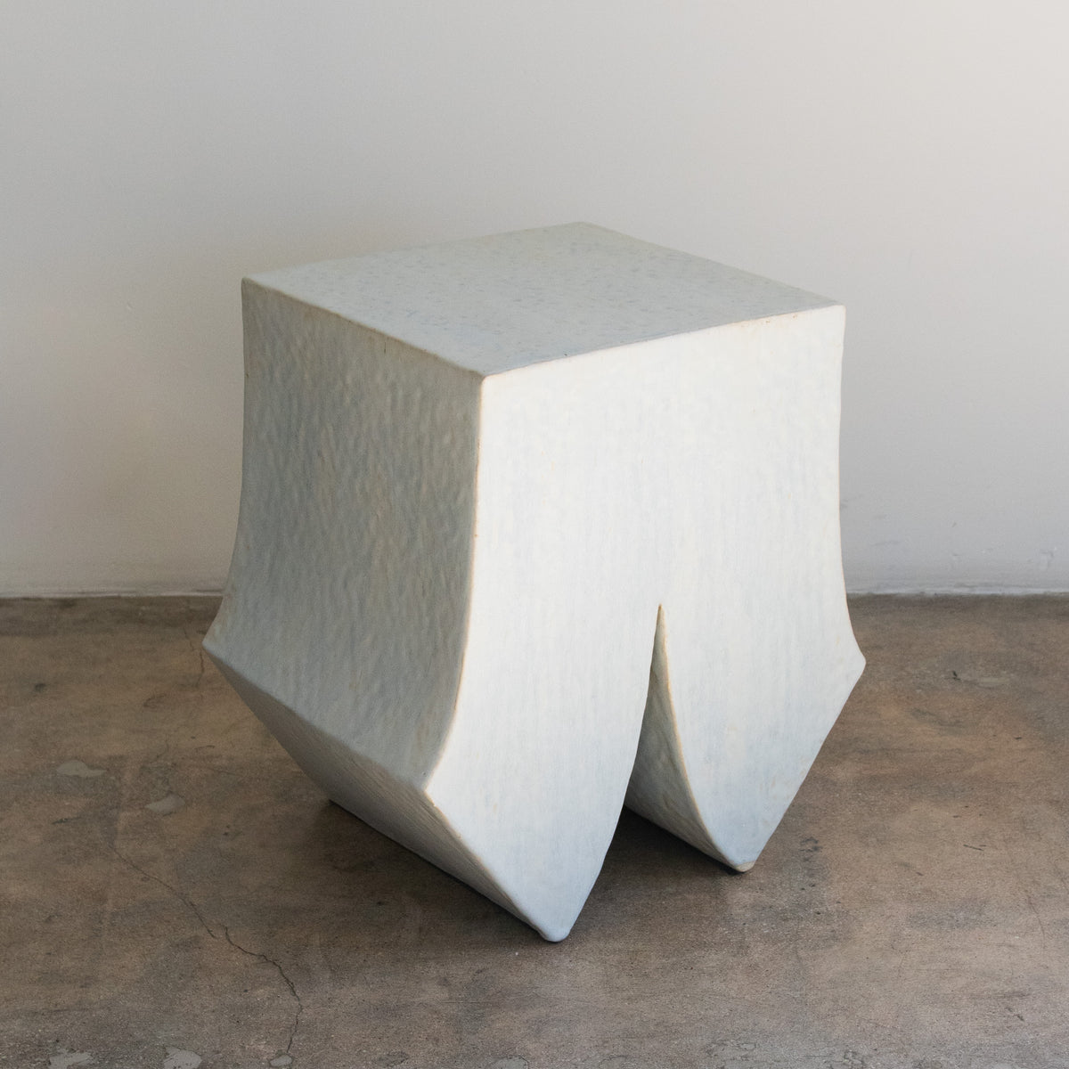 Kelsie Rudolph | X III Ceramic Stool - Blue Sand