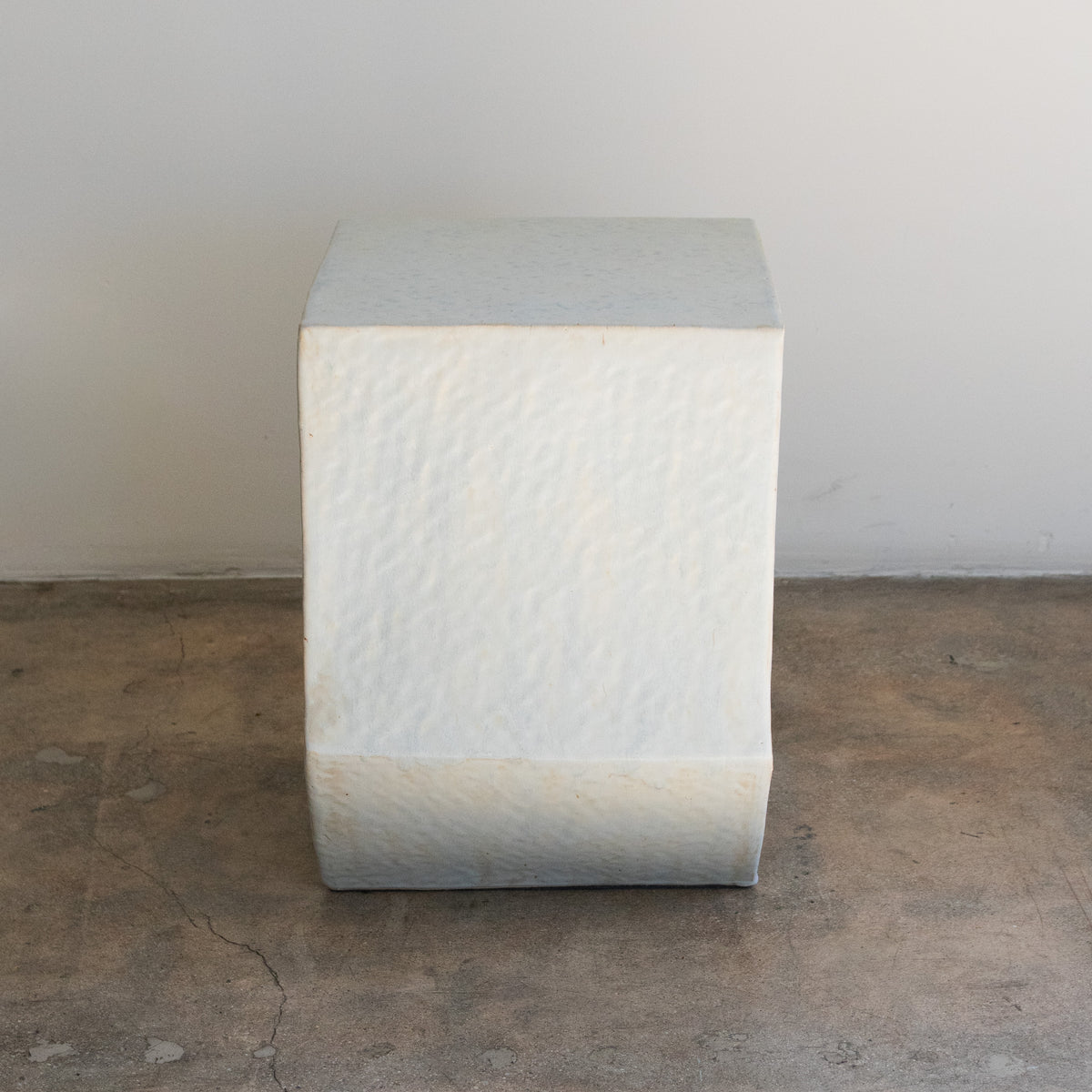 Kelsie Rudolph | X III Ceramic Stool - Blue Sand