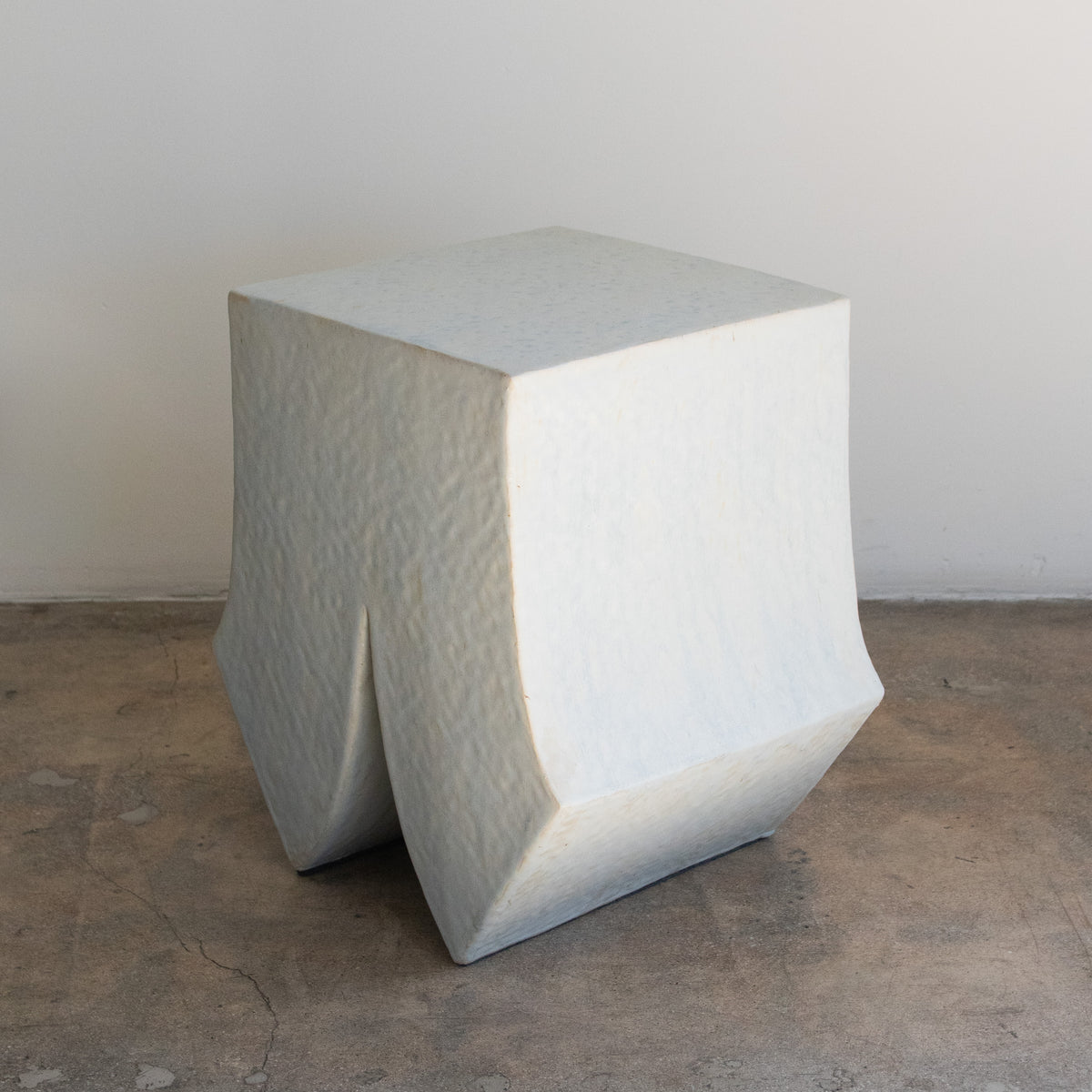 Kelsie Rudolph | X III Ceramic Stool - Blue Sand