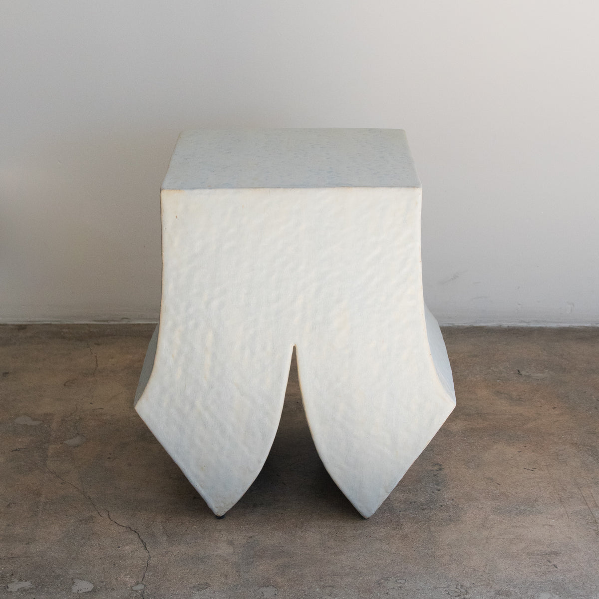 Kelsie Rudolph | X III Ceramic Stool - Blue Sand