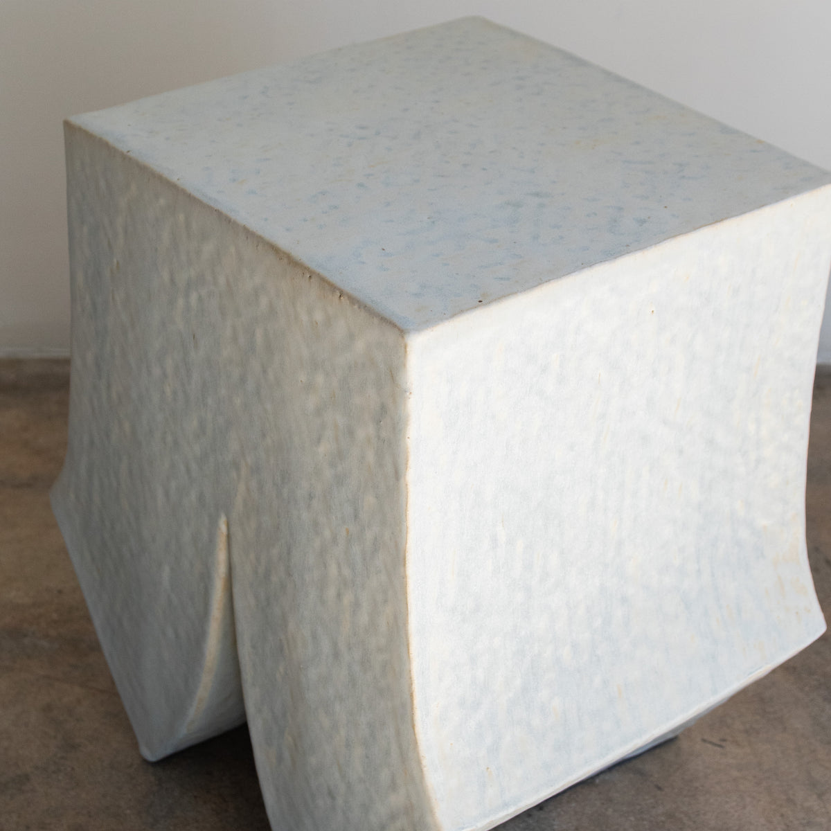 Kelsie Rudolph | X III Ceramic Stool - Blue Sand