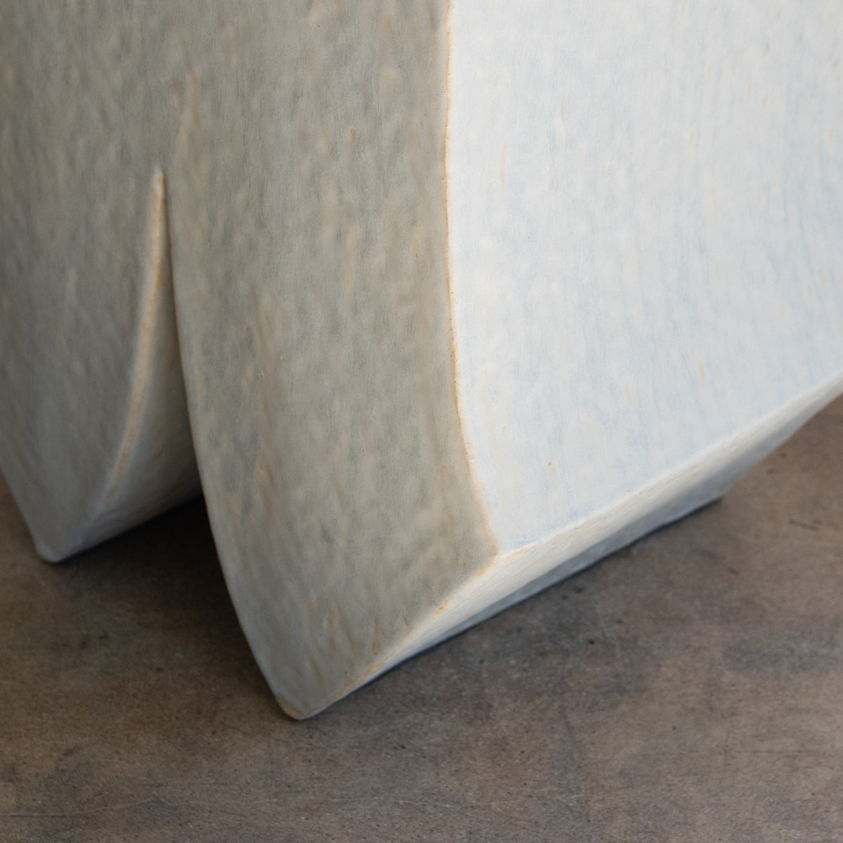 Kelsie Rudolph | X III Ceramic Stool - Blue Sand