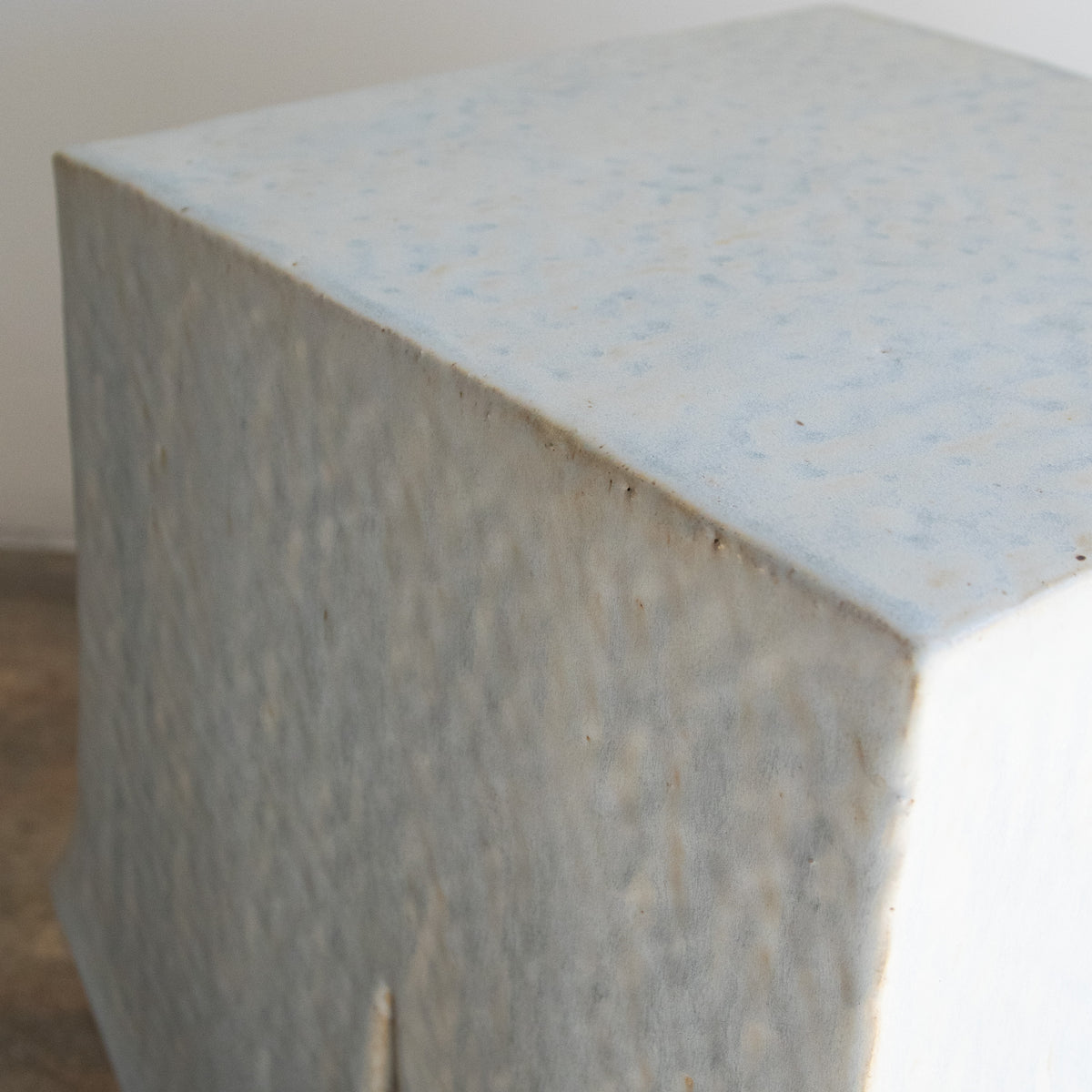 Kelsie Rudolph | X III Ceramic Stool - Blue Sand