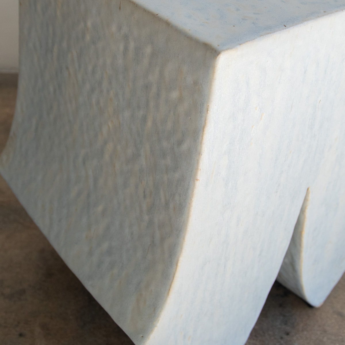 Kelsie Rudolph | X III Ceramic Stool - Blue Sand