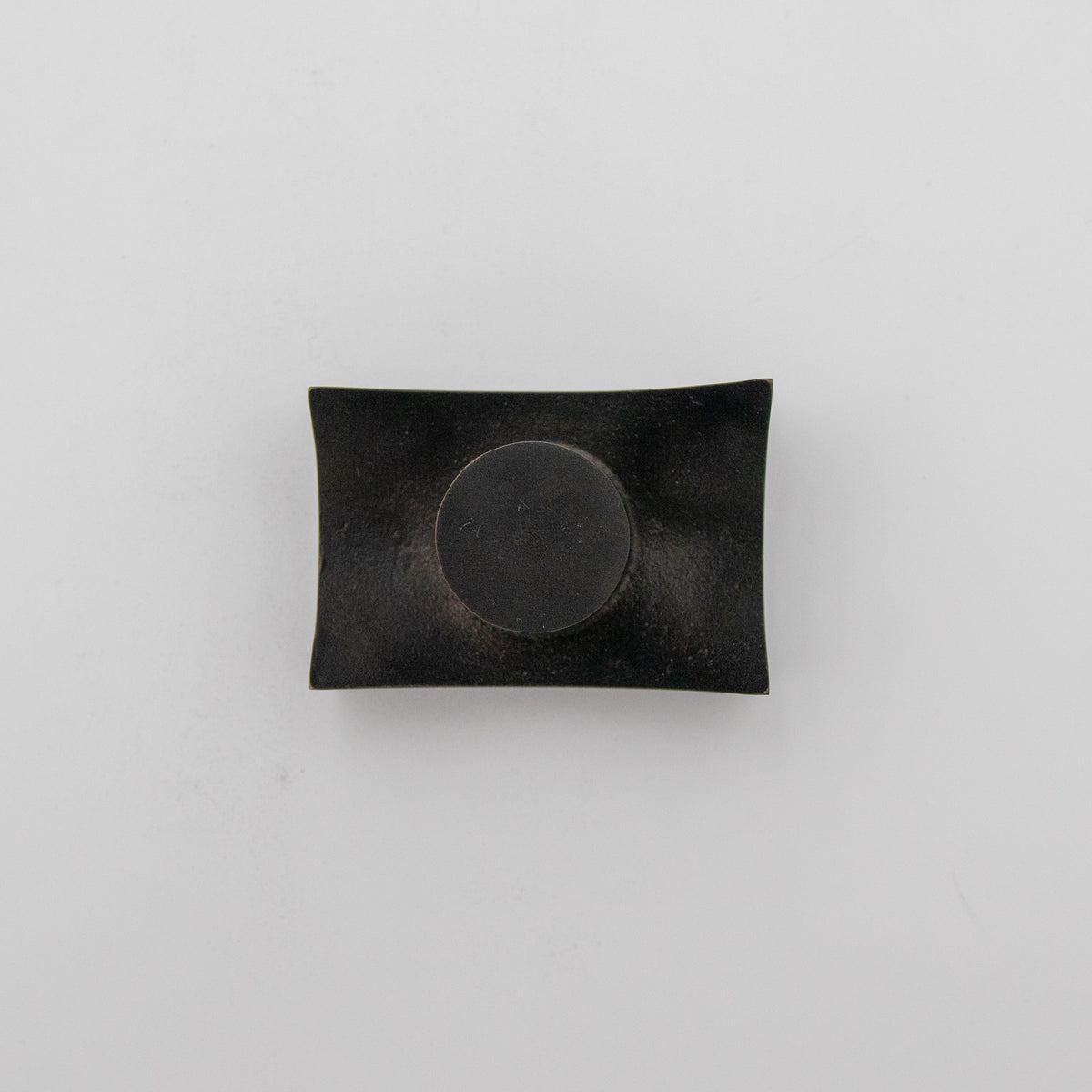 'Bamboo' View Point Abstract Bronze Flag Sculpture- Blackened