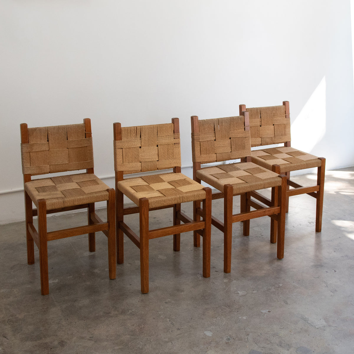 Audoux Minet | Woven Rope Dining Chairs