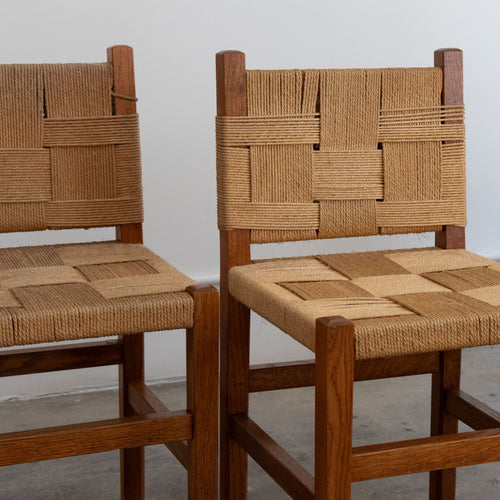 Audoux Minet | Woven Rope Dining Chairs