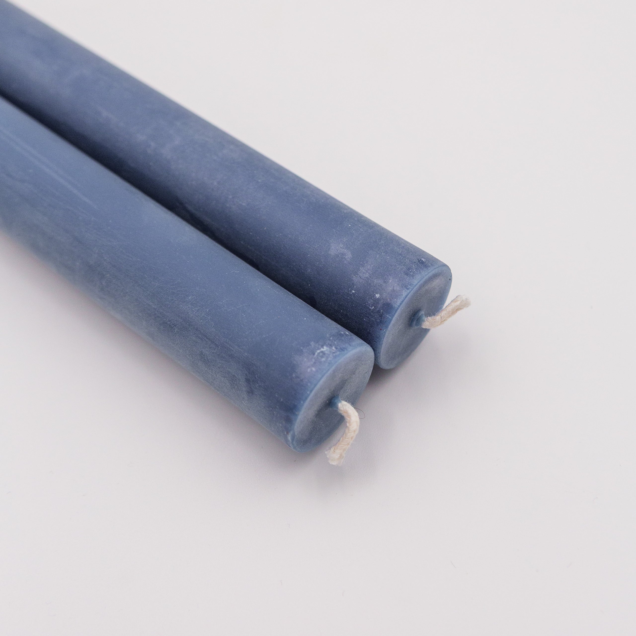 Beeswax Pillar Candles - Cobalt