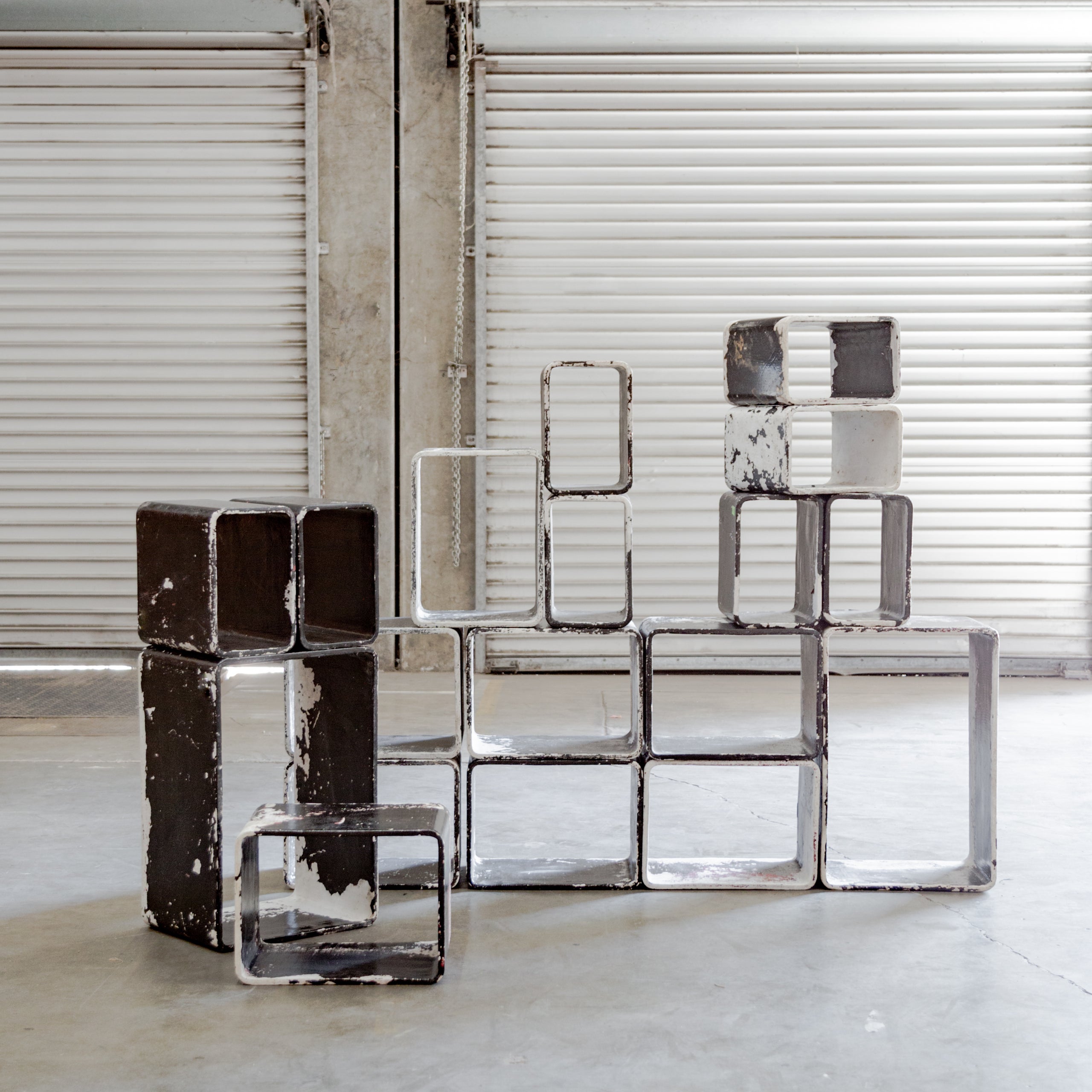Willy Guhl | Modular Fiber Concrete Cube Set
