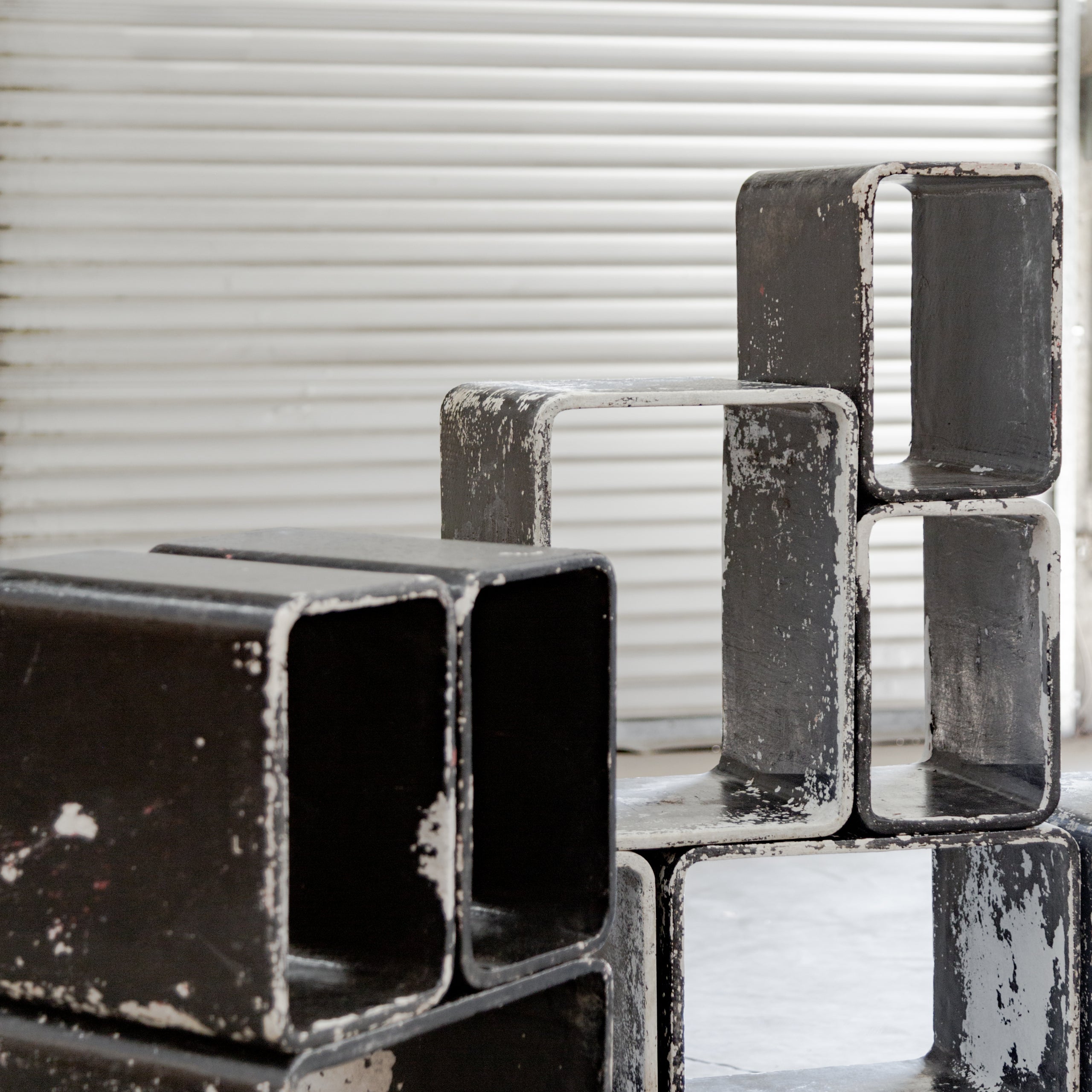 Willy Guhl | Modular Fiber Concrete Cube Set