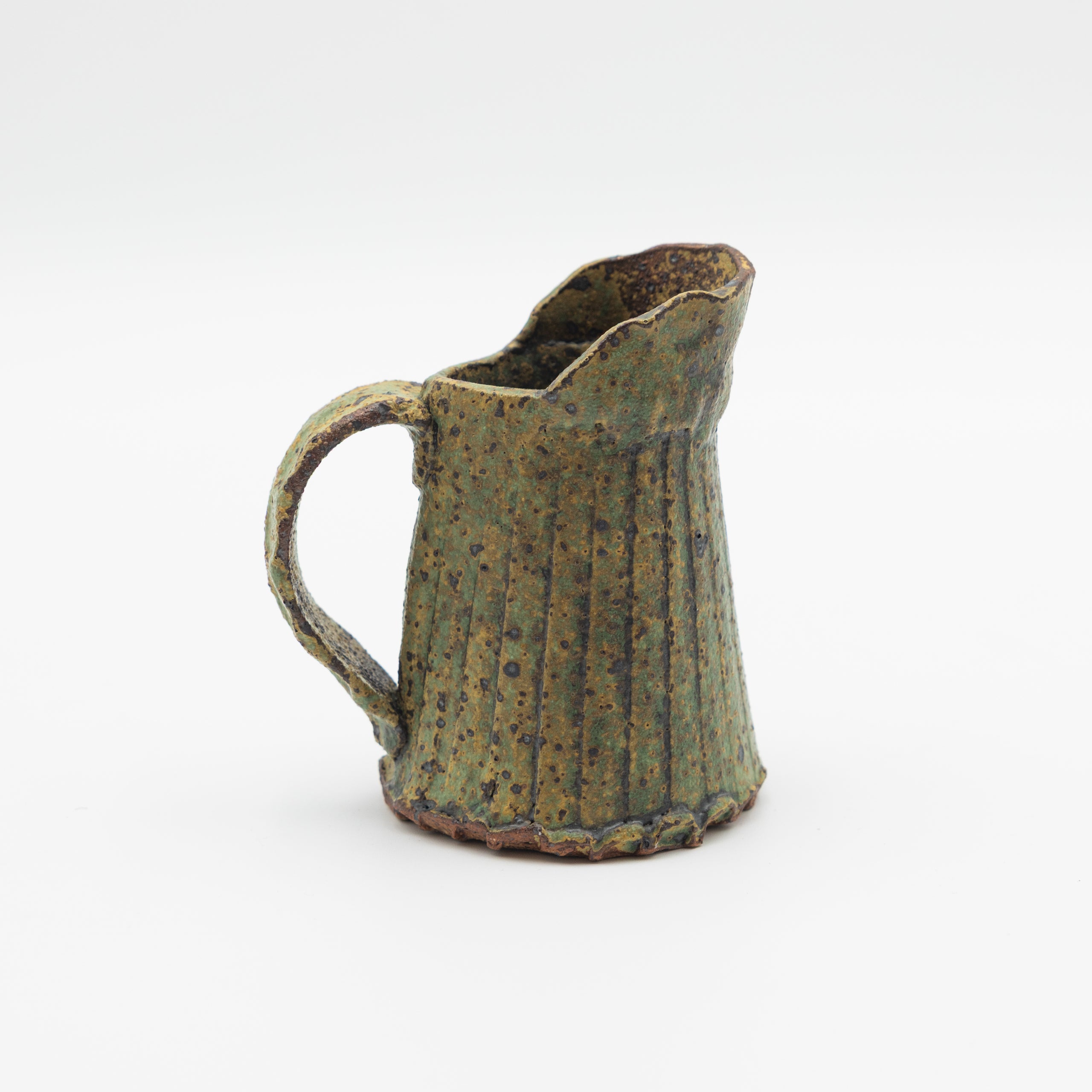 MANN Handmade | Ribbed Stoneware Pitcher