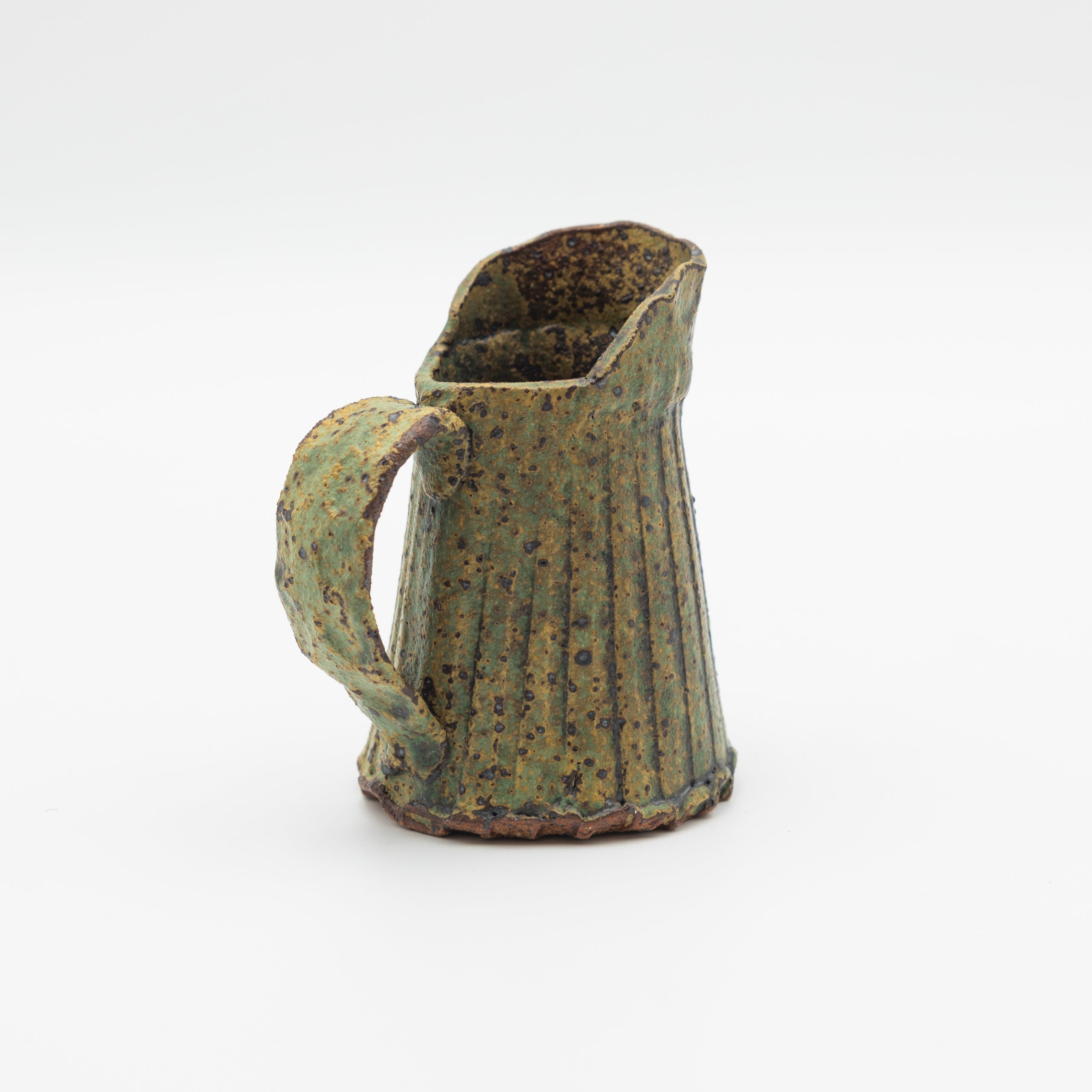 MANN Handmade | Ribbed Stoneware Pitcher