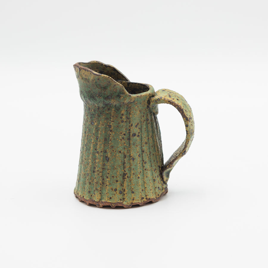 MANN Handmade | Ribbed Stoneware Pitcher