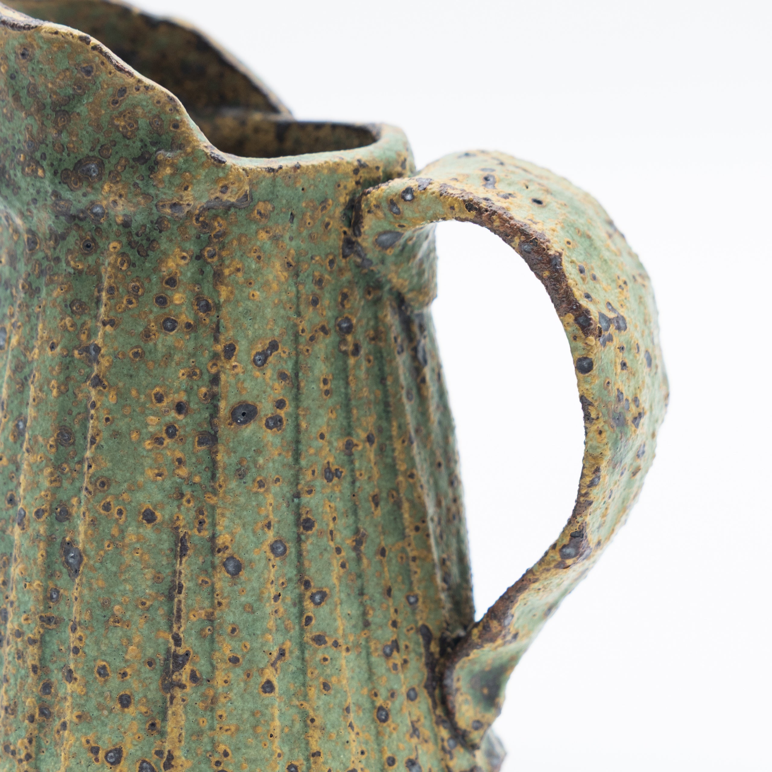 MANN Handmade | Ribbed Stoneware Pitcher