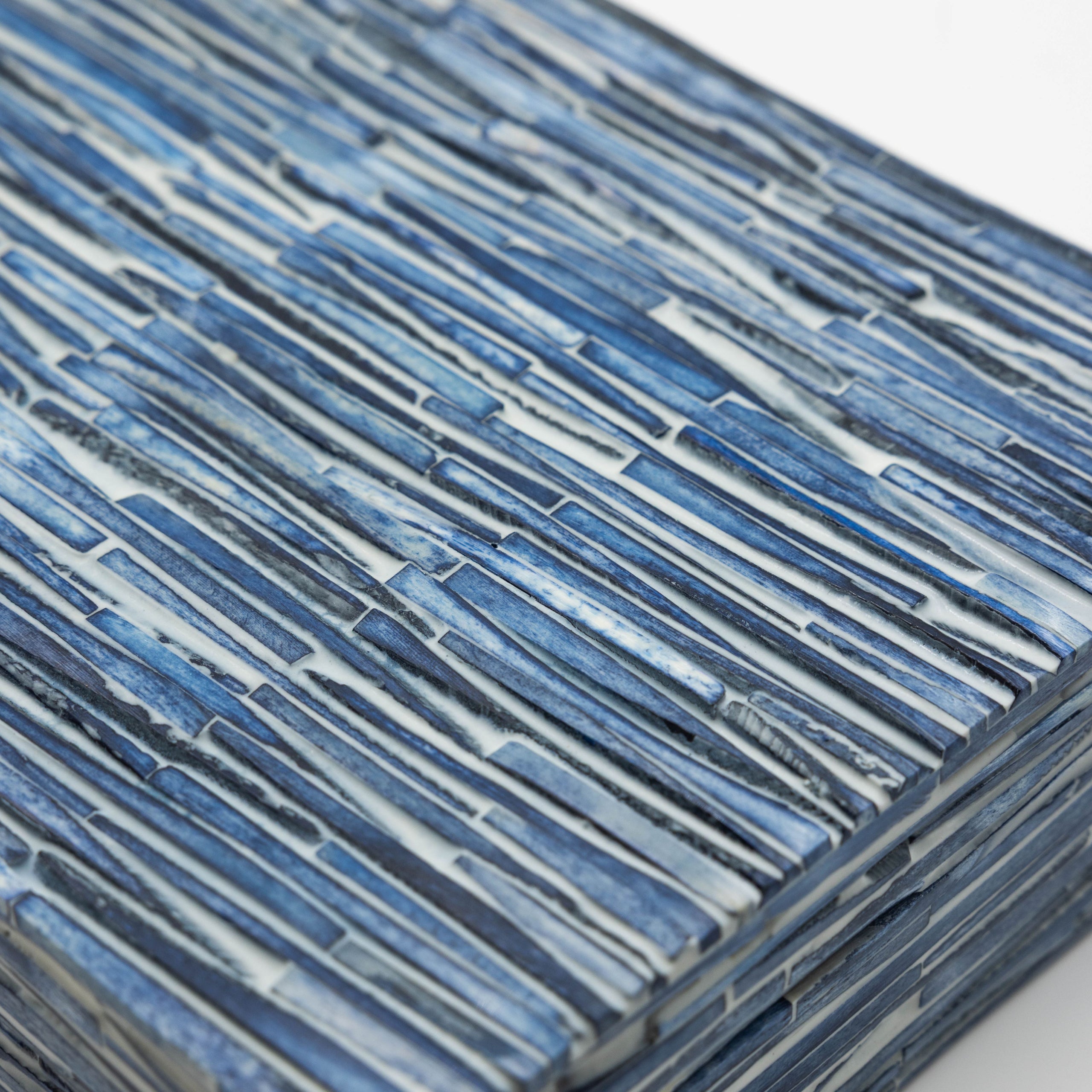 Blue Bone Inlay Box