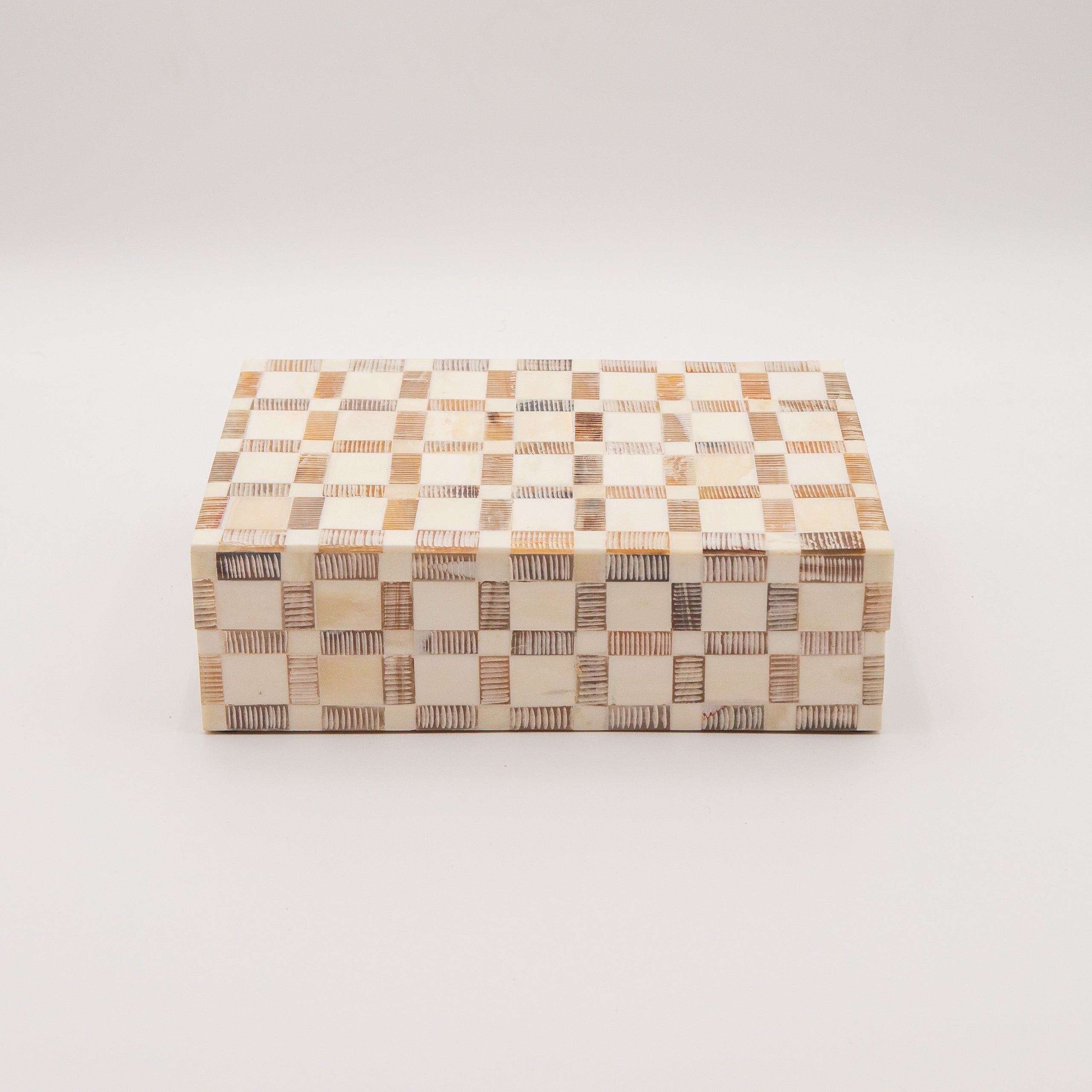 Checkered Bone Inlay Box