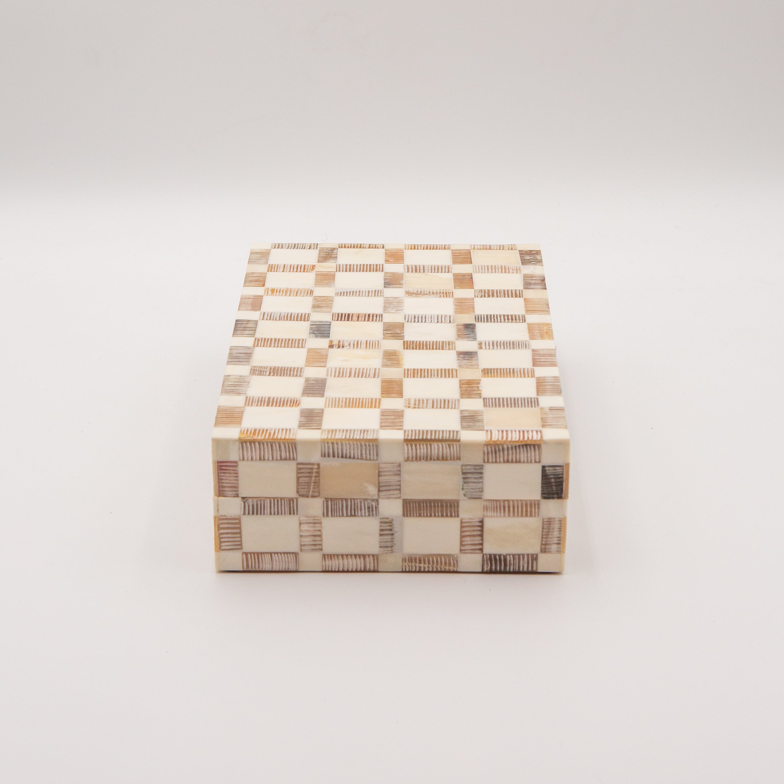 Checkered Bone Inlay Box