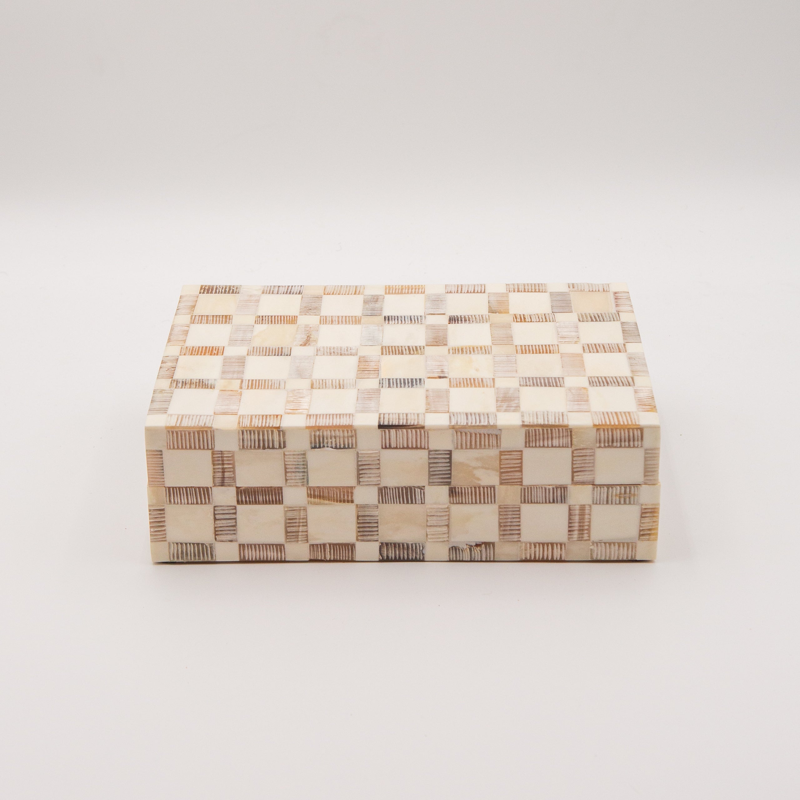 Checkered Bone Inlay Box