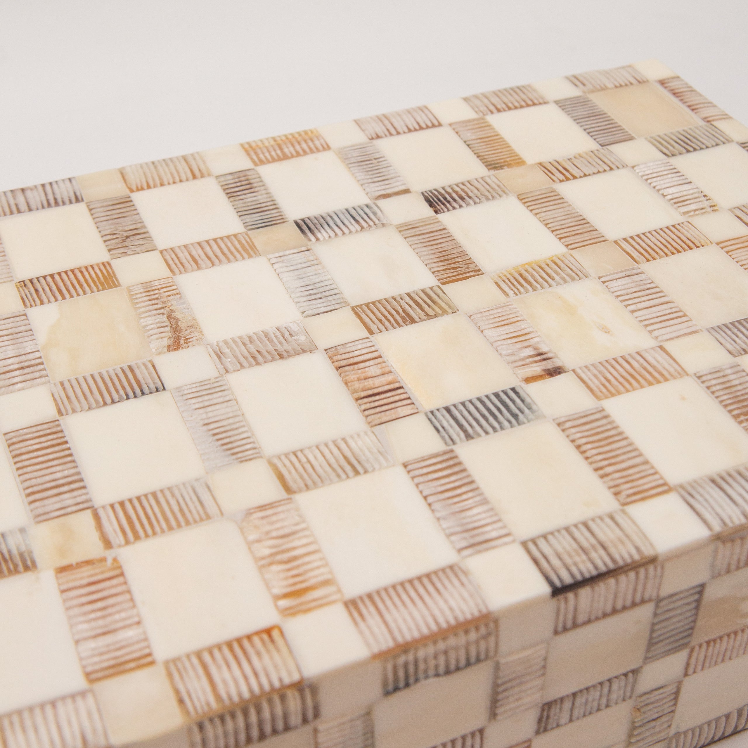 Checkered Bone Inlay Box