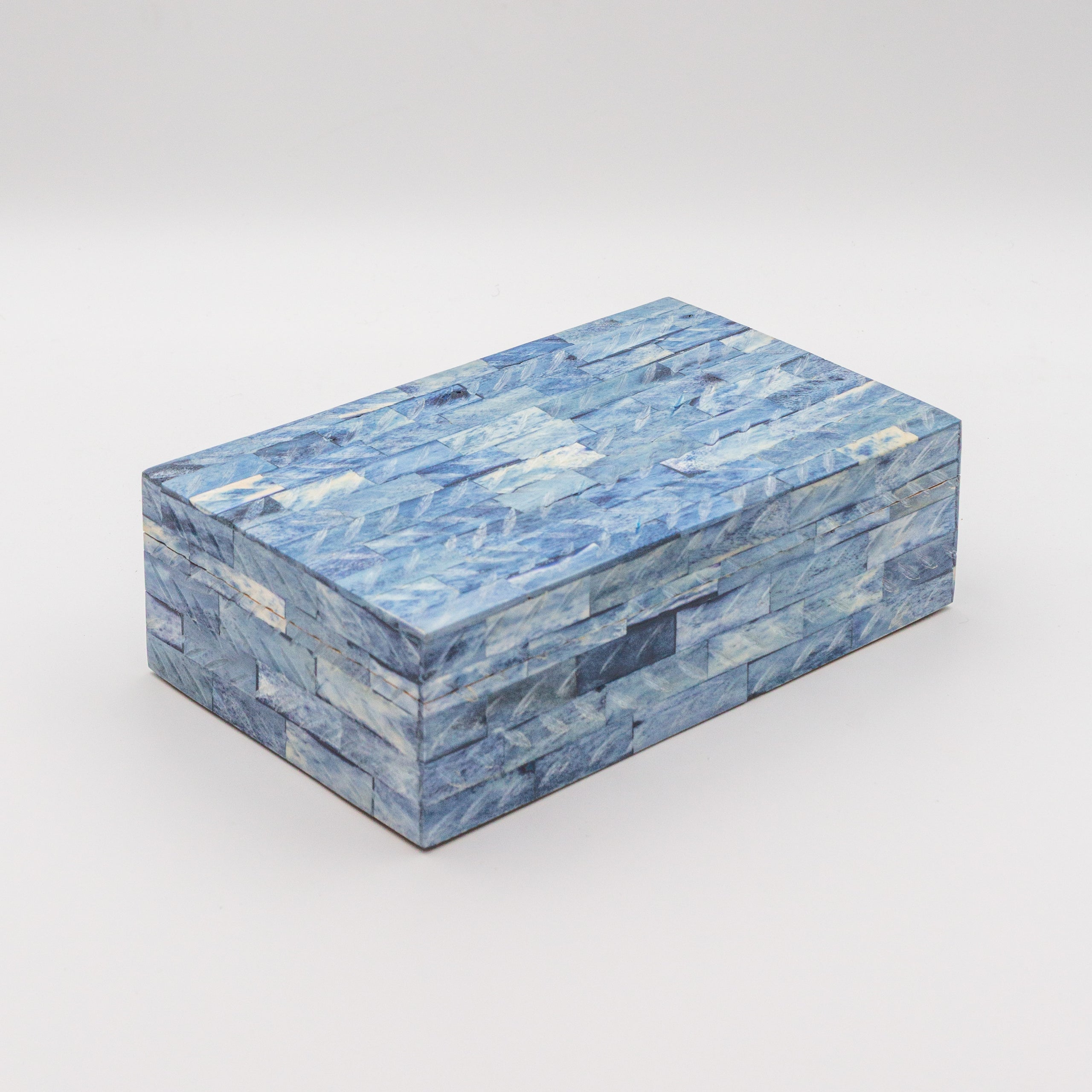 Blue Bone Inlay Box