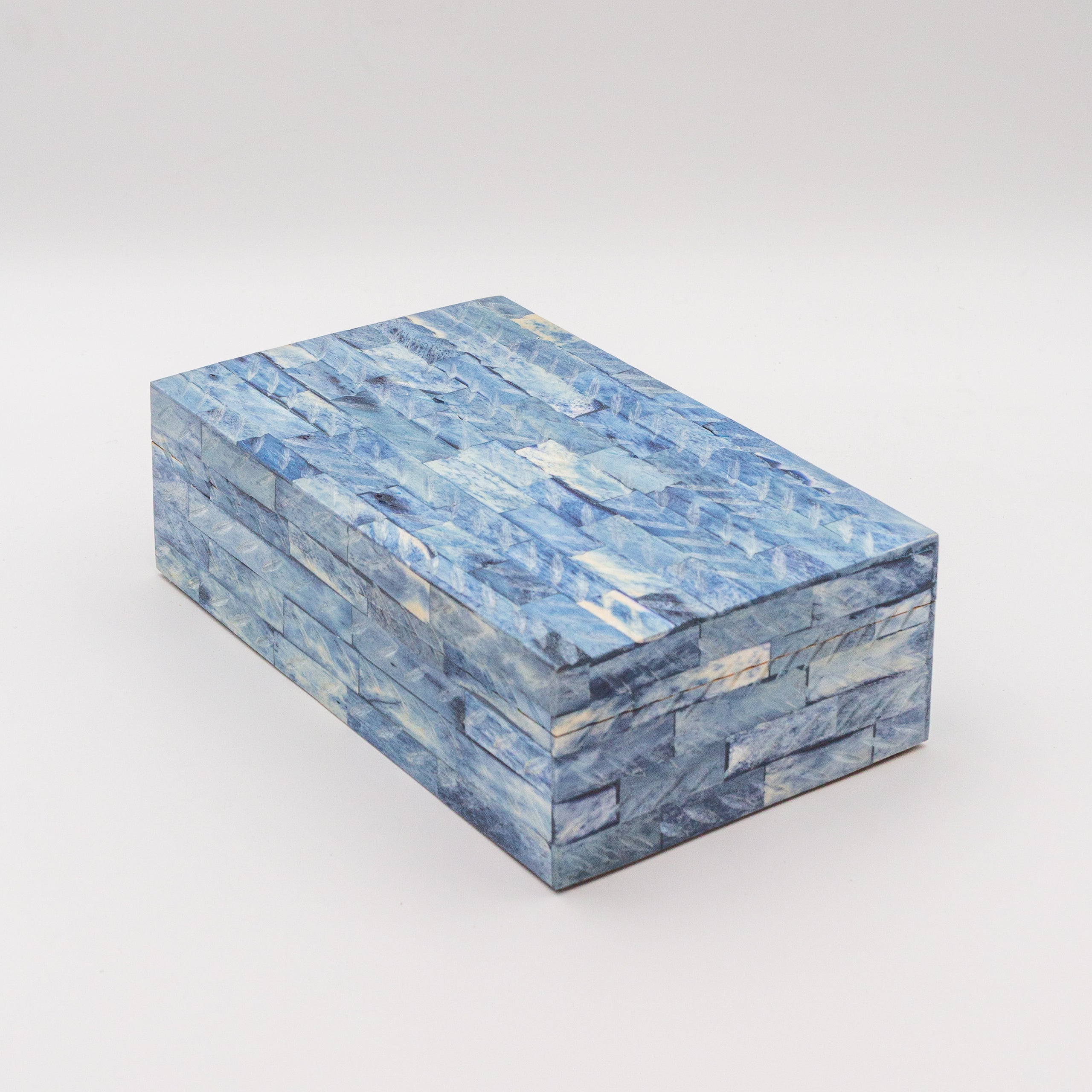 Blue Bone Inlay Box