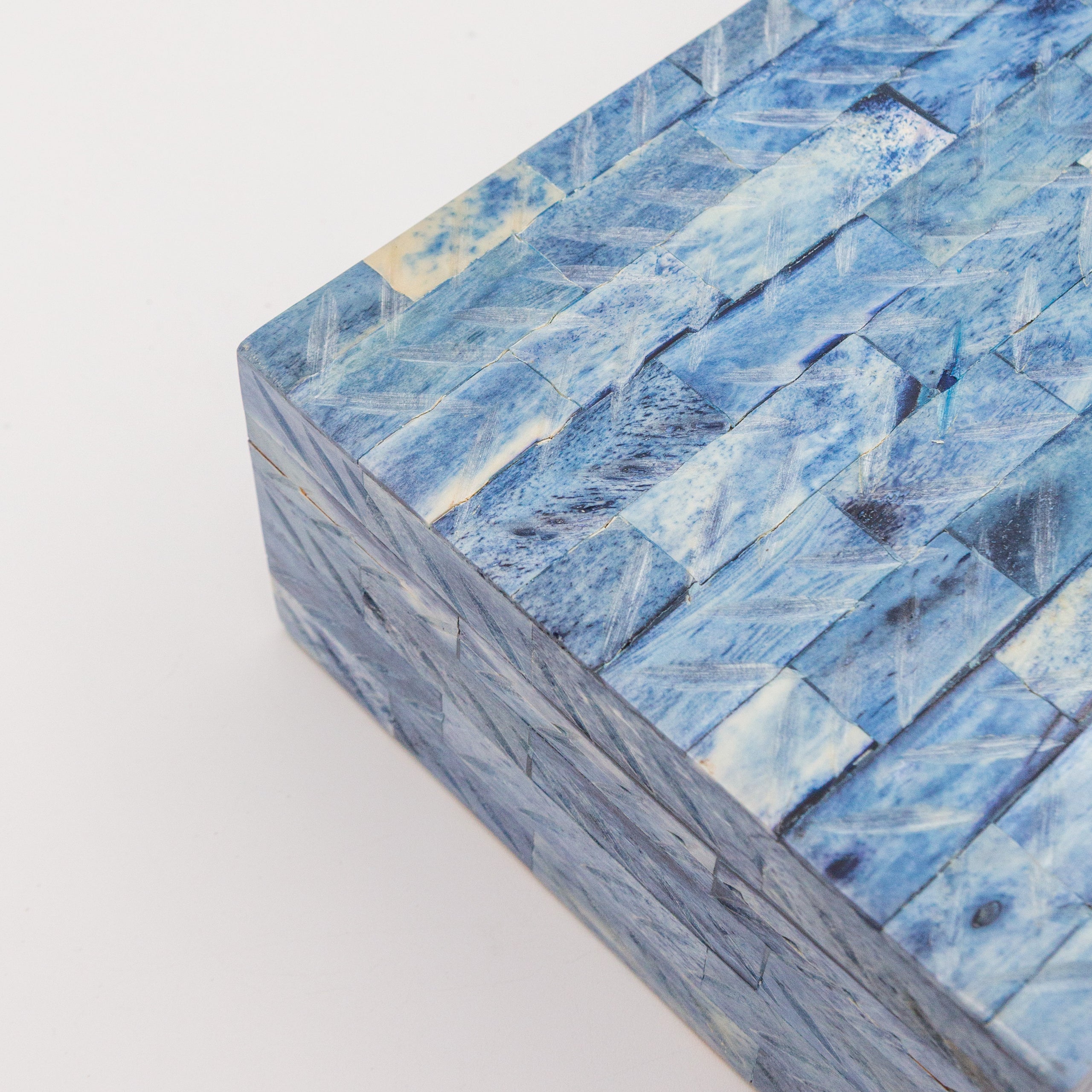 Blue Bone Inlay Box