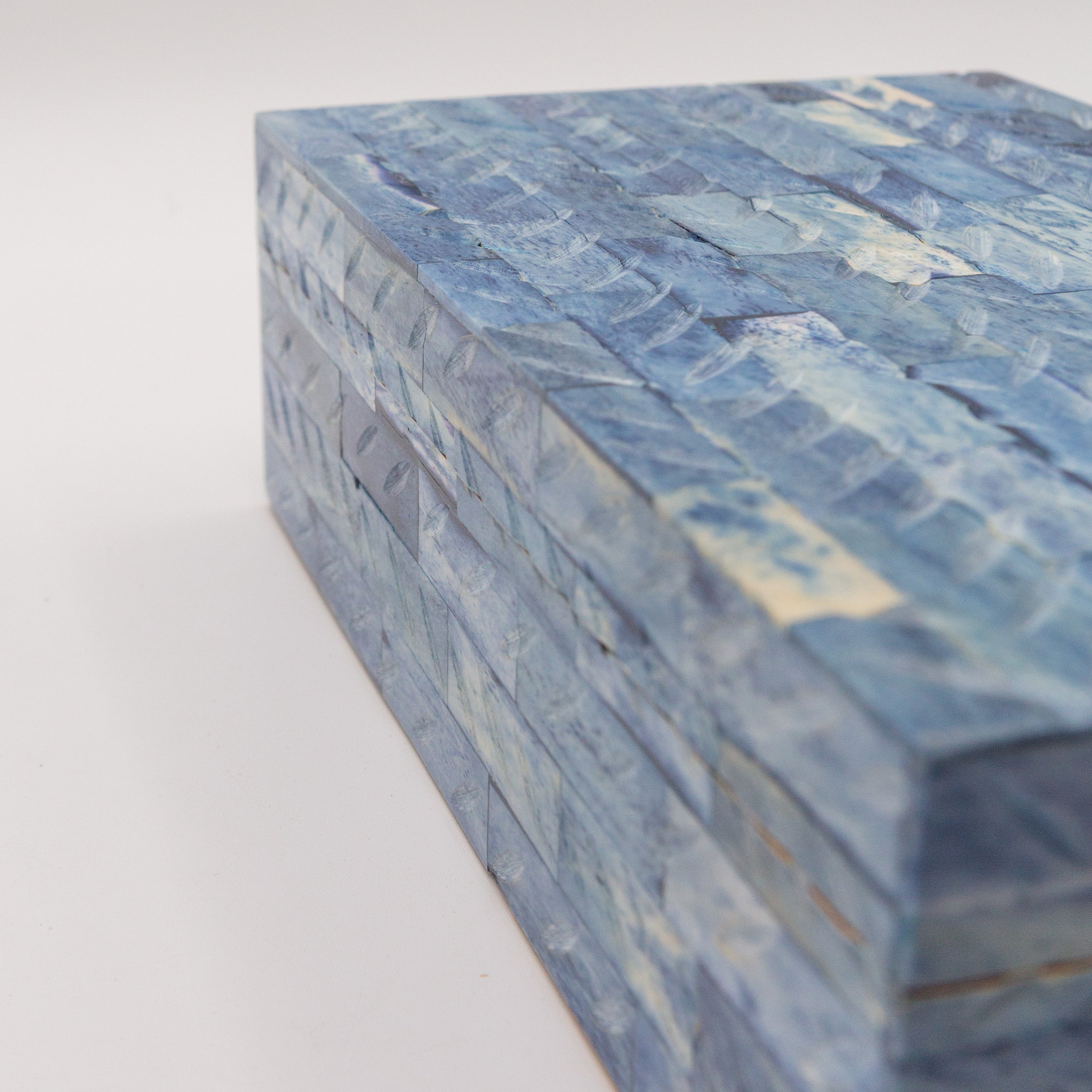 Blue Bone Inlay Box