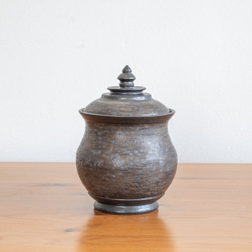 Alkimia Stoneware | Small Lidded Stoneware Vessel