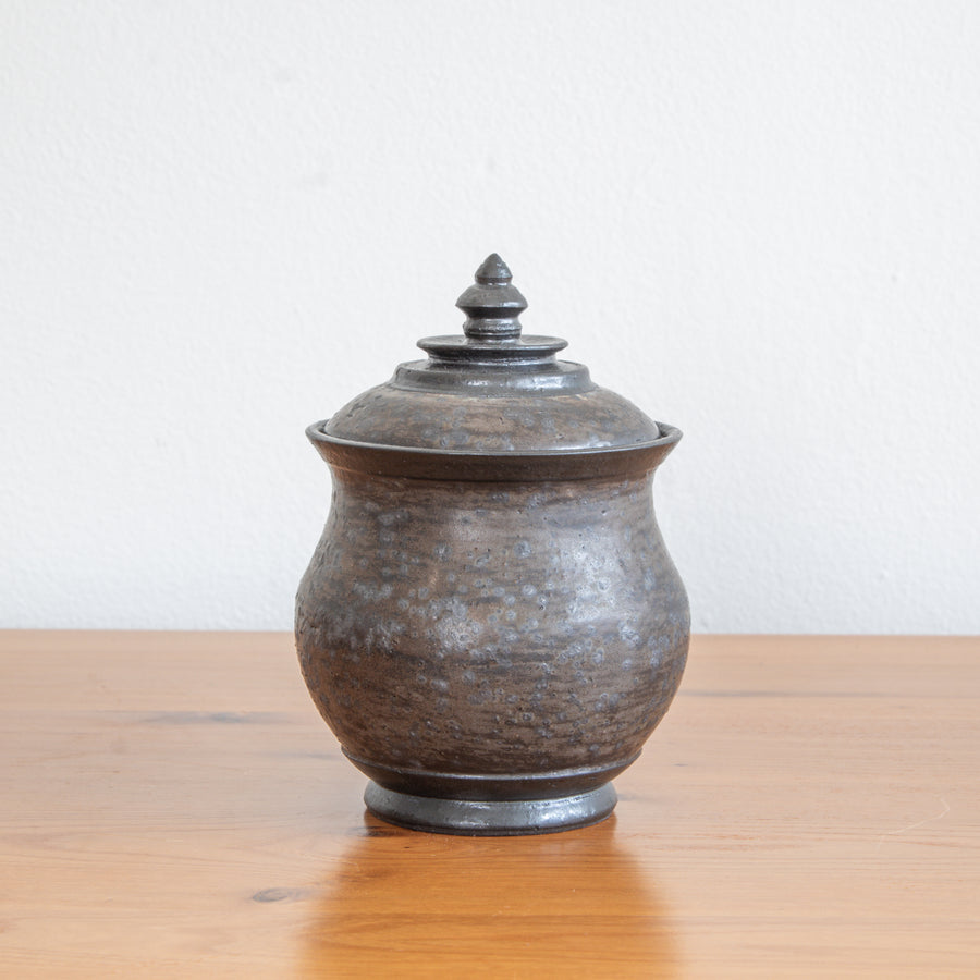 Alkimia Stoneware | Small Lidded Stoneware Vessel