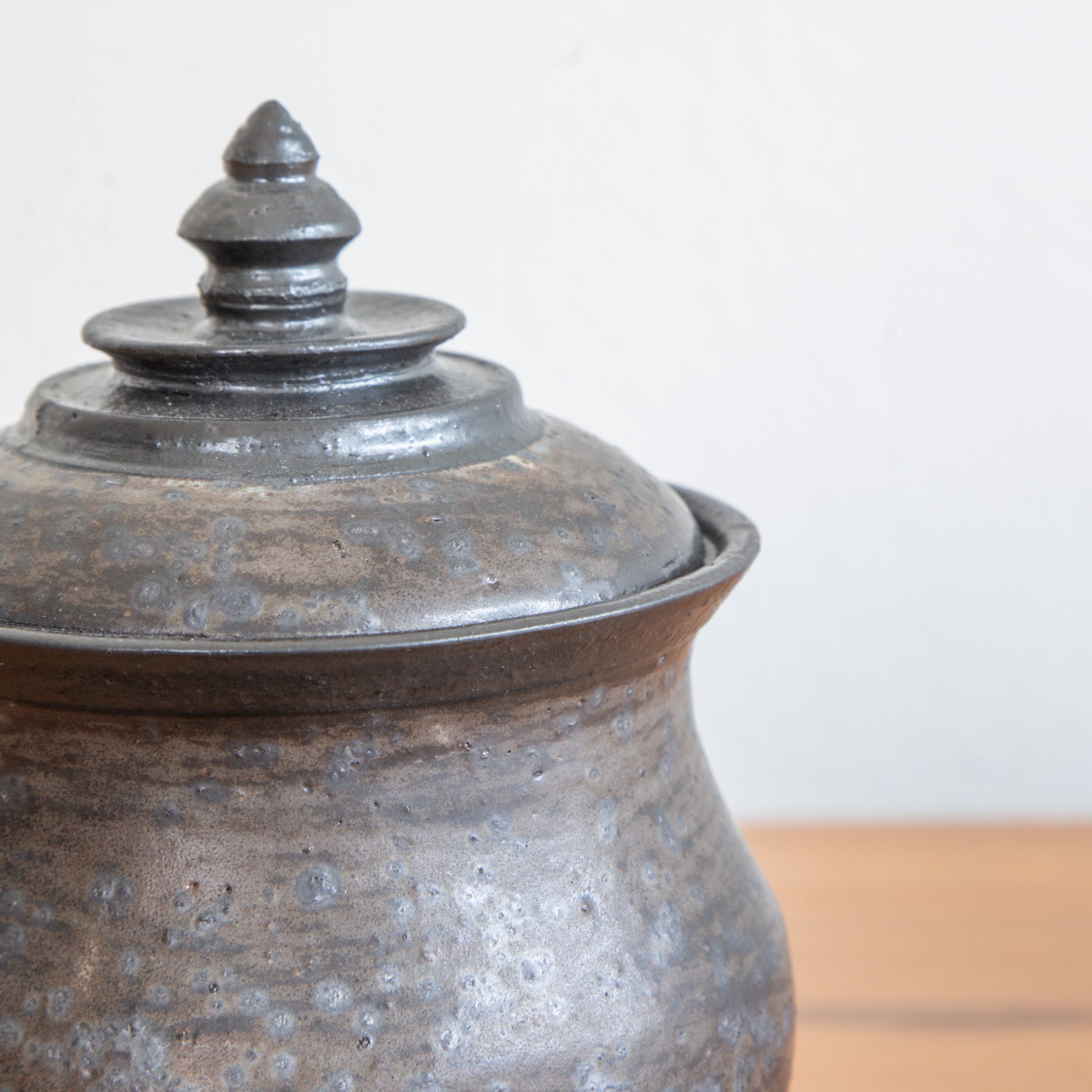 Alkimia Stoneware | Small Lidded Stoneware Vessel