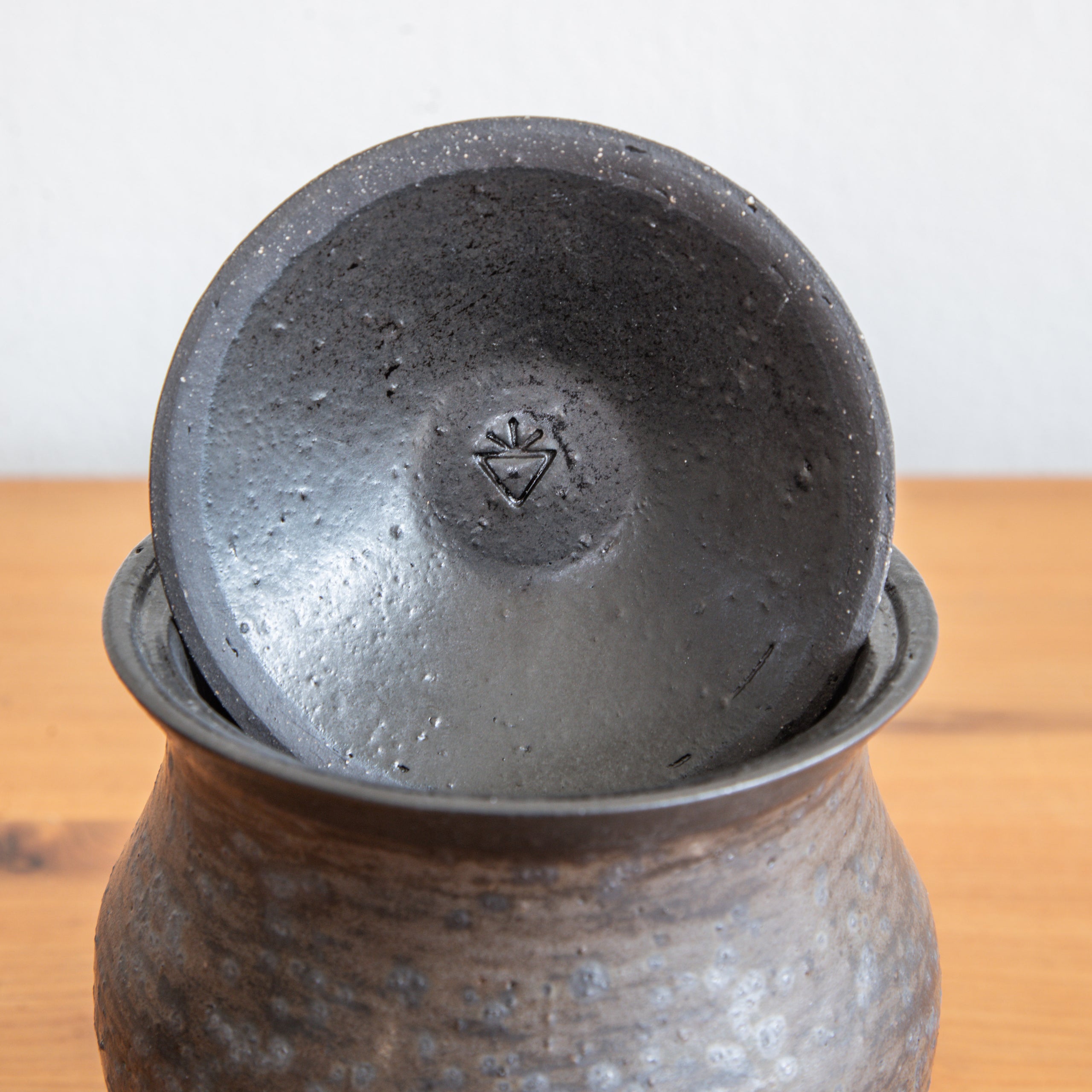 Alkimia Stoneware | Small Lidded Stoneware Vessel