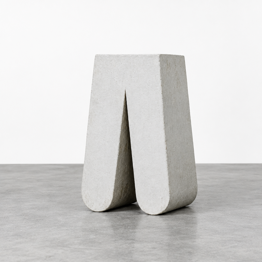 Kelsie Rudolph | Ceramic Side Table - Grey Rain