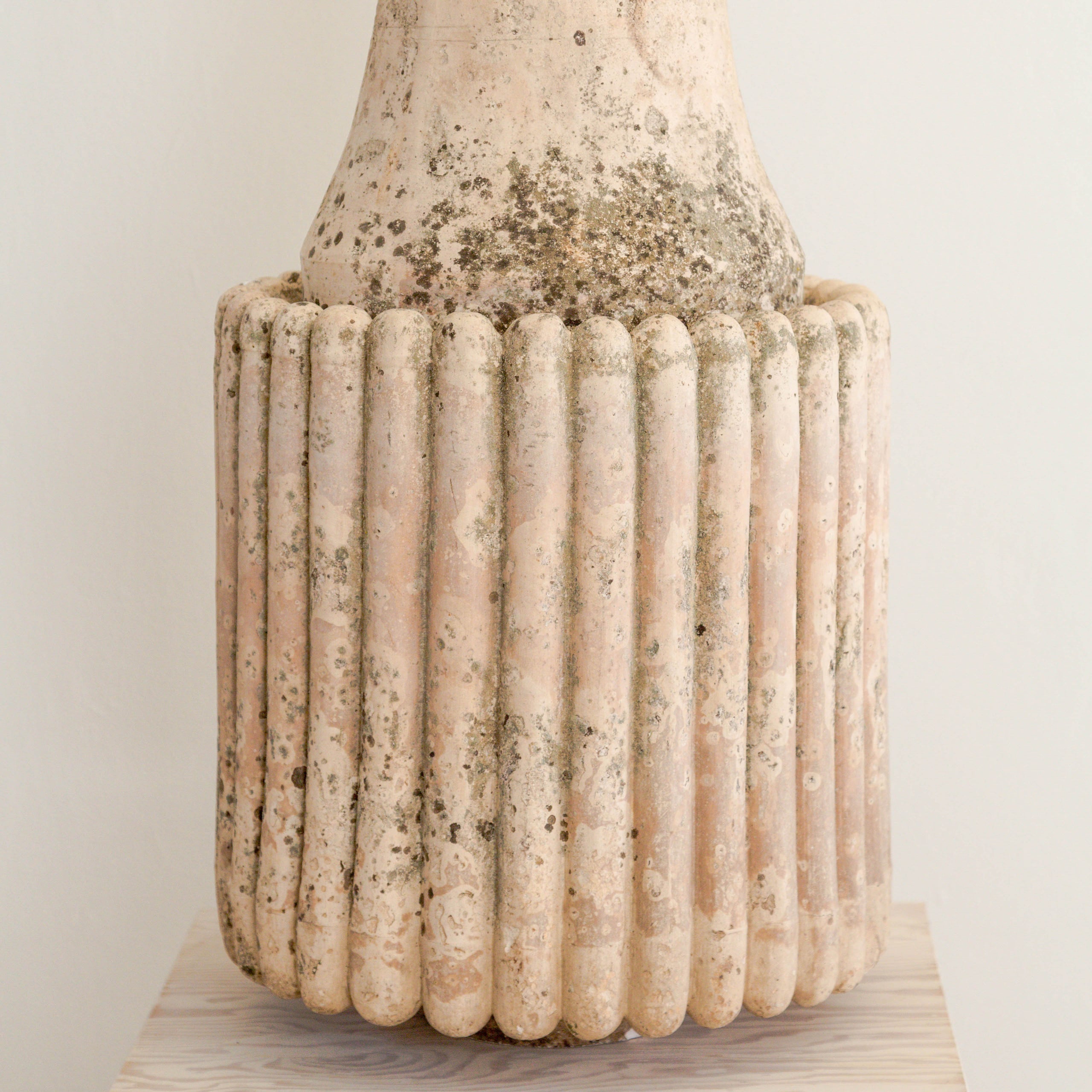 Monumental Brutalist Terracotta Sculpture
