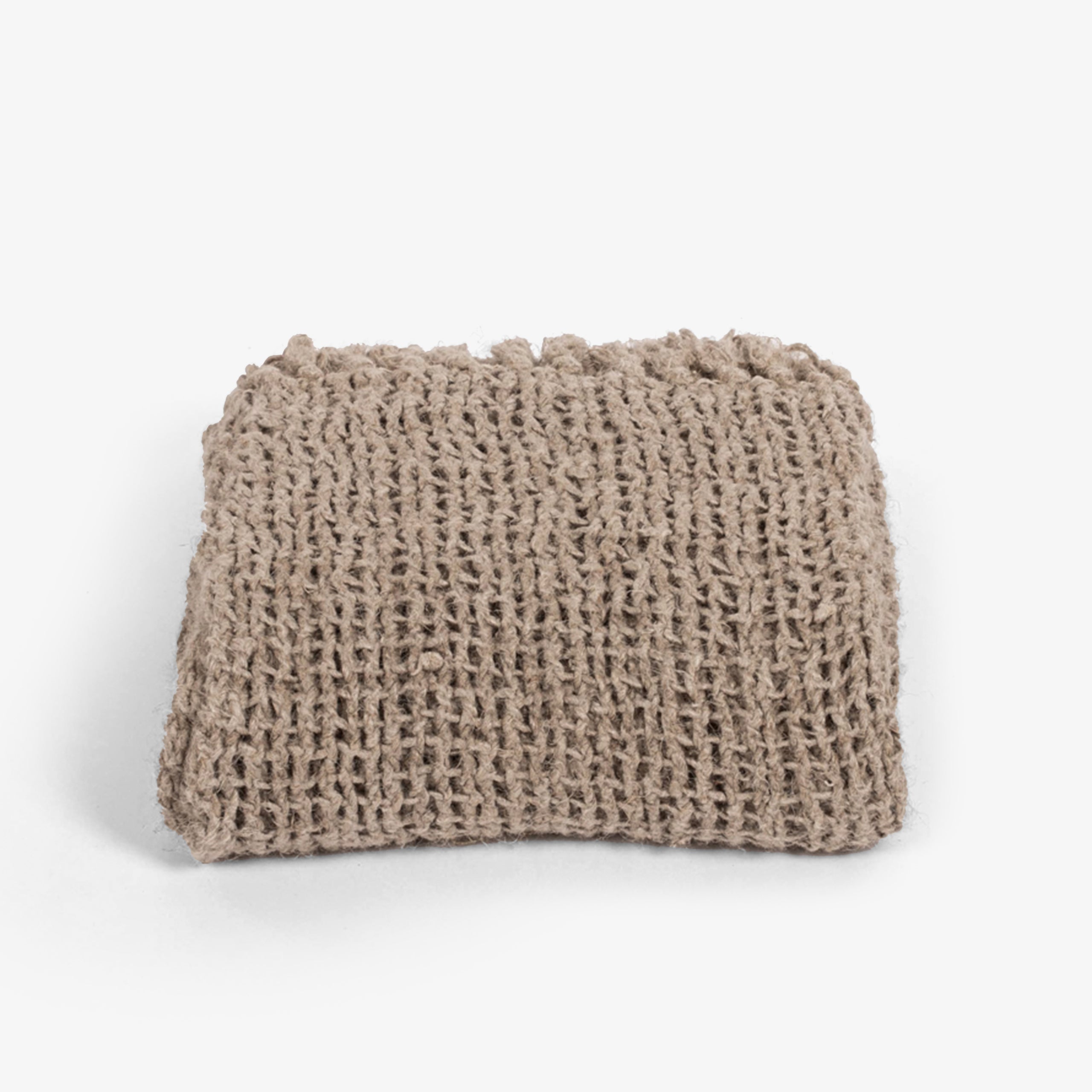 Linen Cable Throw - Ecru
